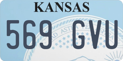 KS license plate 569GVU