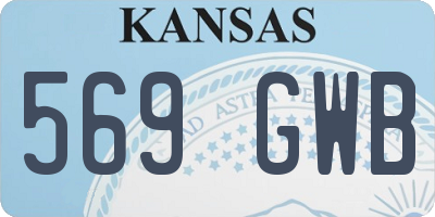KS license plate 569GWB