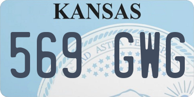KS license plate 569GWG