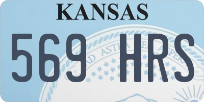 KS license plate 569HRS