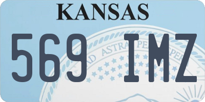 KS license plate 569IMZ
