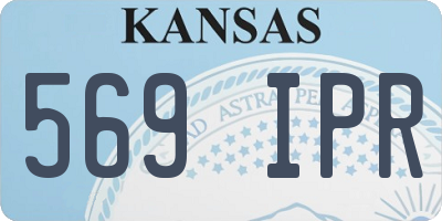 KS license plate 569IPR