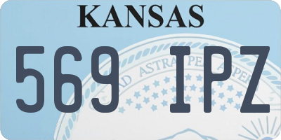 KS license plate 569IPZ