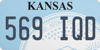 KS license plate 569IQD