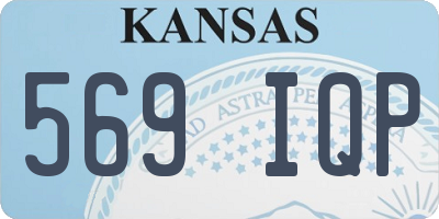 KS license plate 569IQP