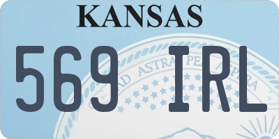 KS license plate 569IRL