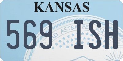 KS license plate 569ISH