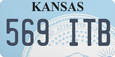 KS license plate 569ITB