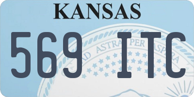 KS license plate 569ITC