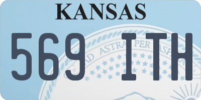 KS license plate 569ITH