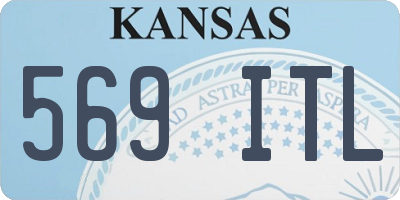 KS license plate 569ITL