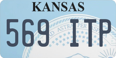 KS license plate 569ITP