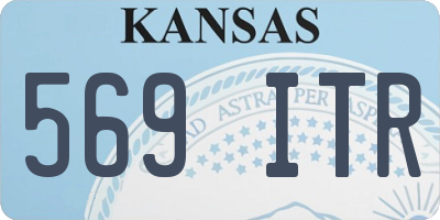KS license plate 569ITR