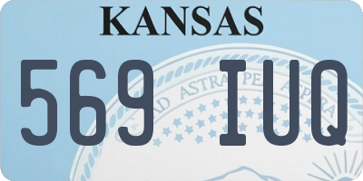 KS license plate 569IUQ