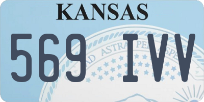 KS license plate 569IVV