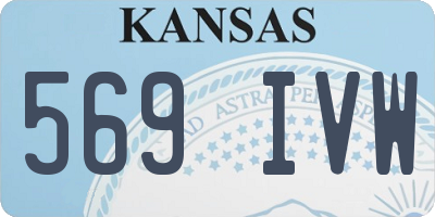 KS license plate 569IVW