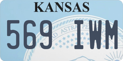 KS license plate 569IWM