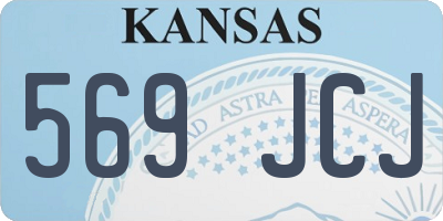 KS license plate 569JCJ