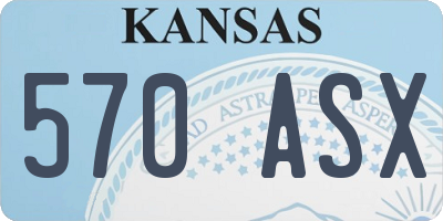 KS license plate 570ASX
