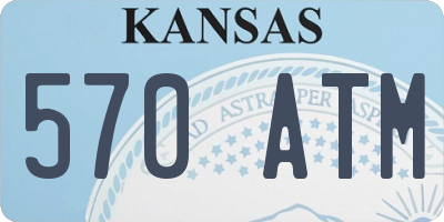 KS license plate 570ATM