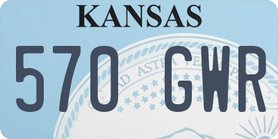KS license plate 570GWR