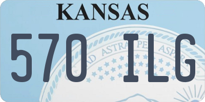 KS license plate 570ILG