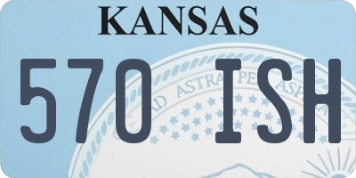 KS license plate 570ISH