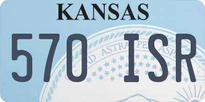 KS license plate 570ISR