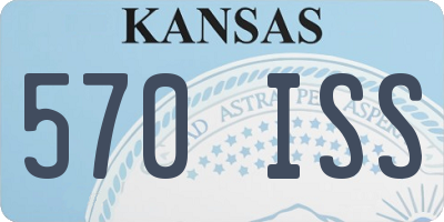 KS license plate 570ISS