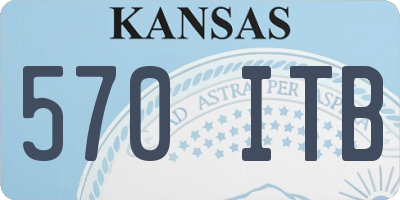 KS license plate 570ITB