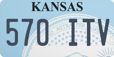 KS license plate 570ITV