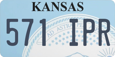 KS license plate 571IPR