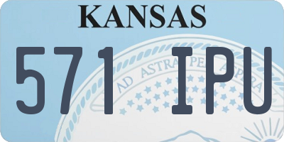 KS license plate 571IPU