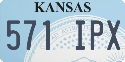KS license plate 571IPX