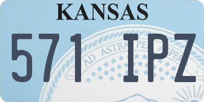KS license plate 571IPZ