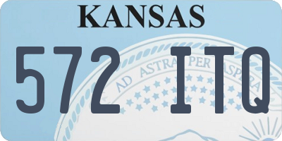 KS license plate 572ITQ