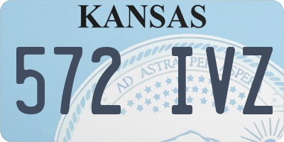 KS license plate 572IVZ