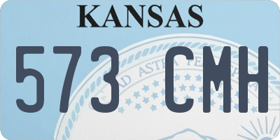 KS license plate 573CMH