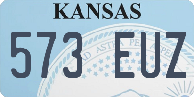 KS license plate 573EUZ