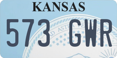 KS license plate 573GWR