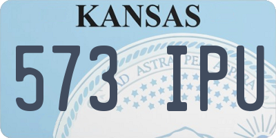 KS license plate 573IPU