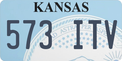 KS license plate 573ITV