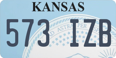 KS license plate 573IZB