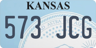 KS license plate 573JCG