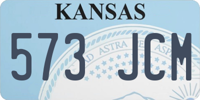 KS license plate 573JCM