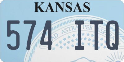 KS license plate 574ITQ