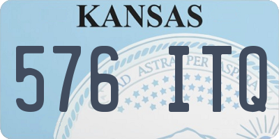 KS license plate 576ITQ