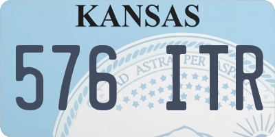 KS license plate 576ITR