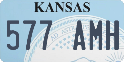 KS license plate 577AMH