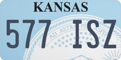 KS license plate 577ISZ